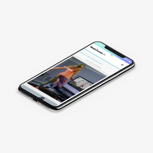 Rebound Fitness iPhone Layout
